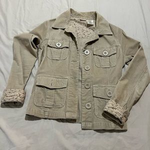 Juniors small, tan blazer